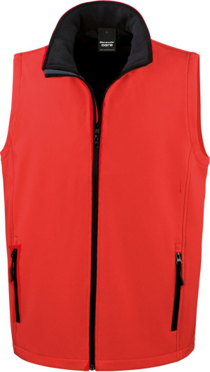 2-Lagen Herren Softshell Gilet"Printable" - Reklamnepredmety