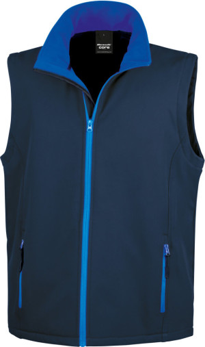 2-Lagen Herren Softshell Gilet"Printable" - Reklamnepredmety