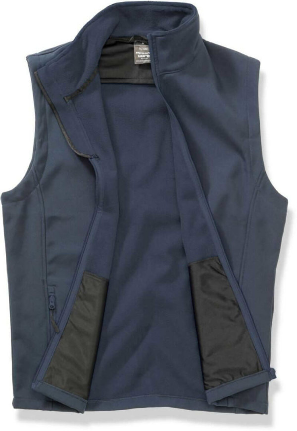 2-Lagen Herren Softshell Gilet"Printable"