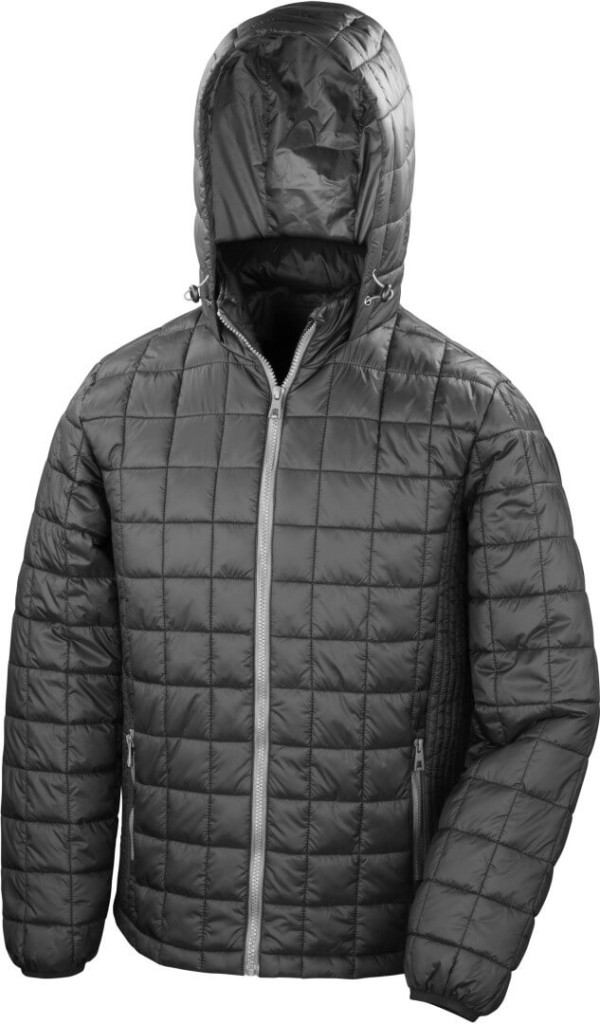 Steppjacke mit Kapuze