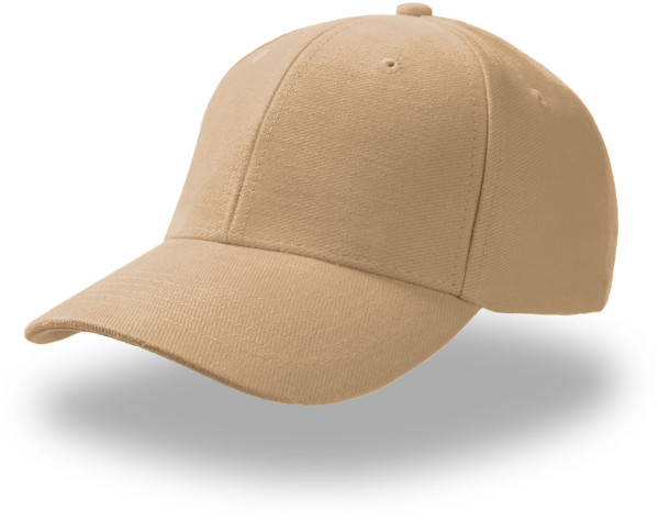 Gebürstete 6 Panel Heavy Baumwoll Twill Kappe