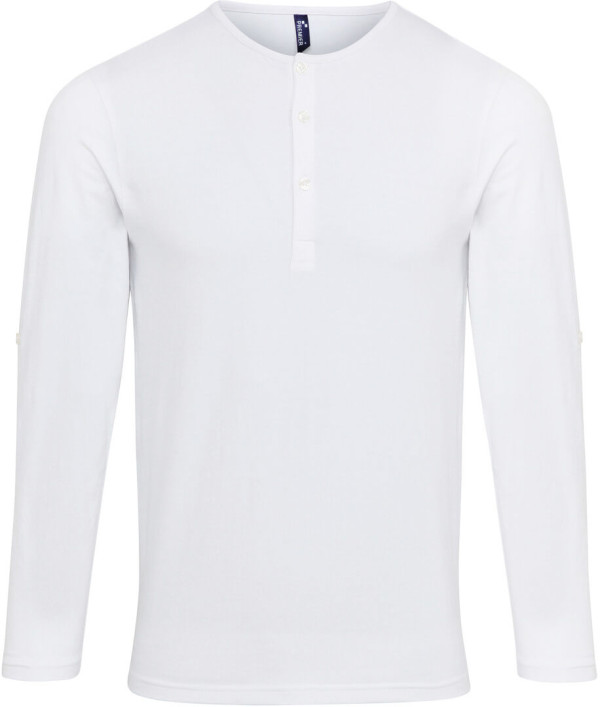 Herren Rollärmel T-Shirt langarm