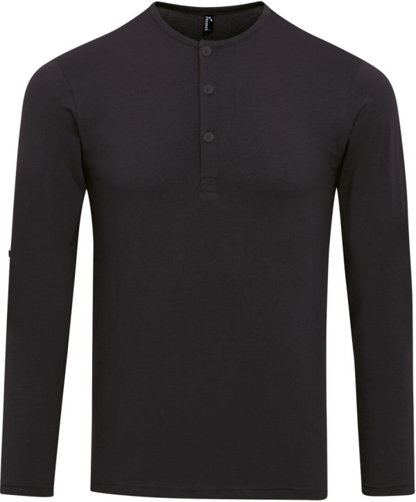 Herren Rollärmel T-Shirt langarm