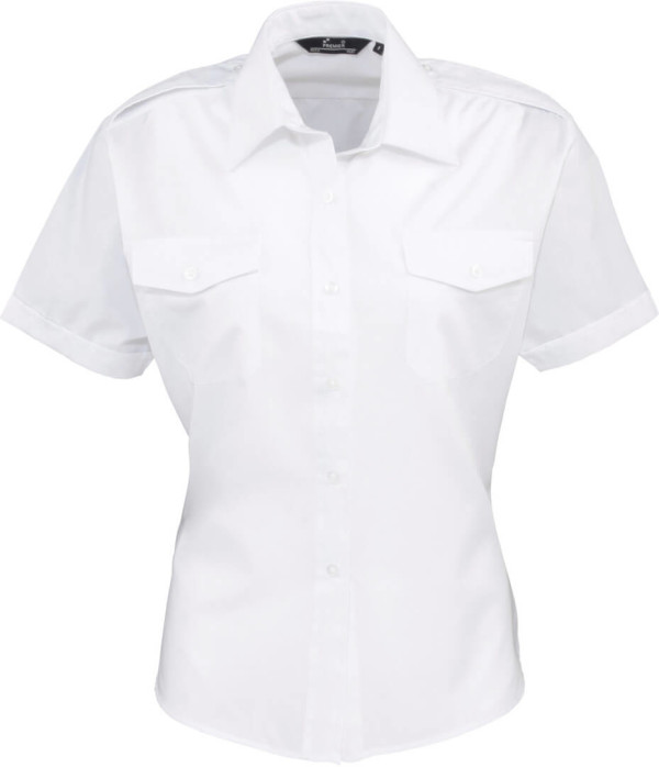 Piloten Bluse kurzarm