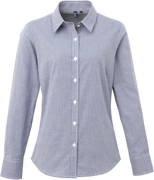 Bluse "Gingham" langarm