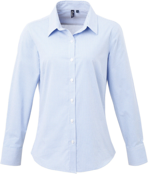 Bluse "Gingham" langarm