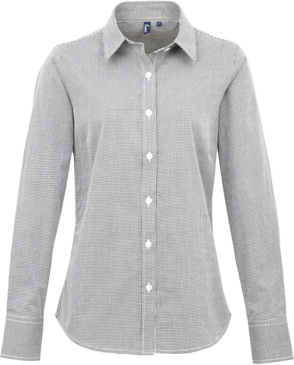 Bluse "Gingham" langarm