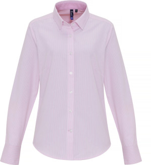 Oxford Bluse "Stripes" langarm - Reklamnepredmety