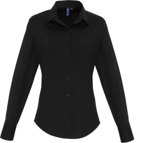 Popeline Stretch Bluse langarm - Reklamnepredmety