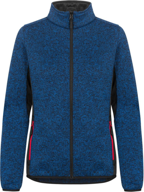 Damen Workwear Strickfleece Jacke