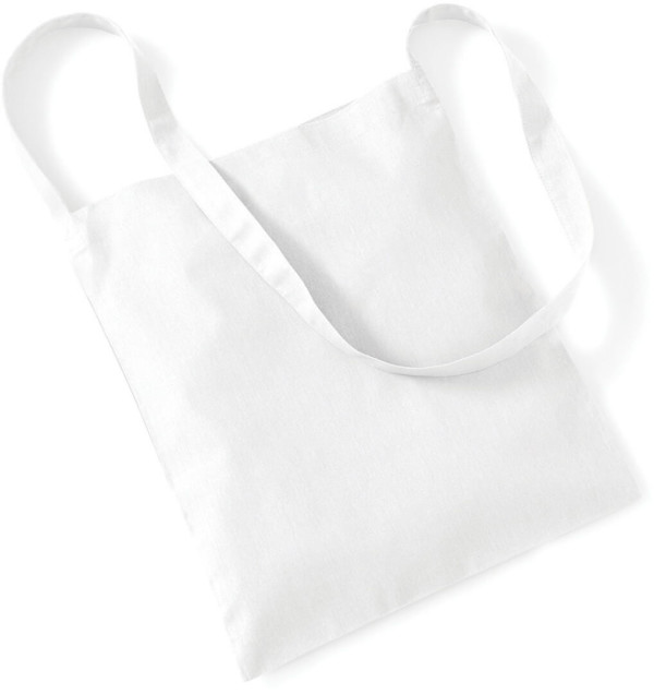 Baumwolltasche mit langem Henkel