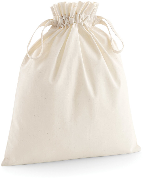 Bio-Baumwolltasche mit Zugkordel
