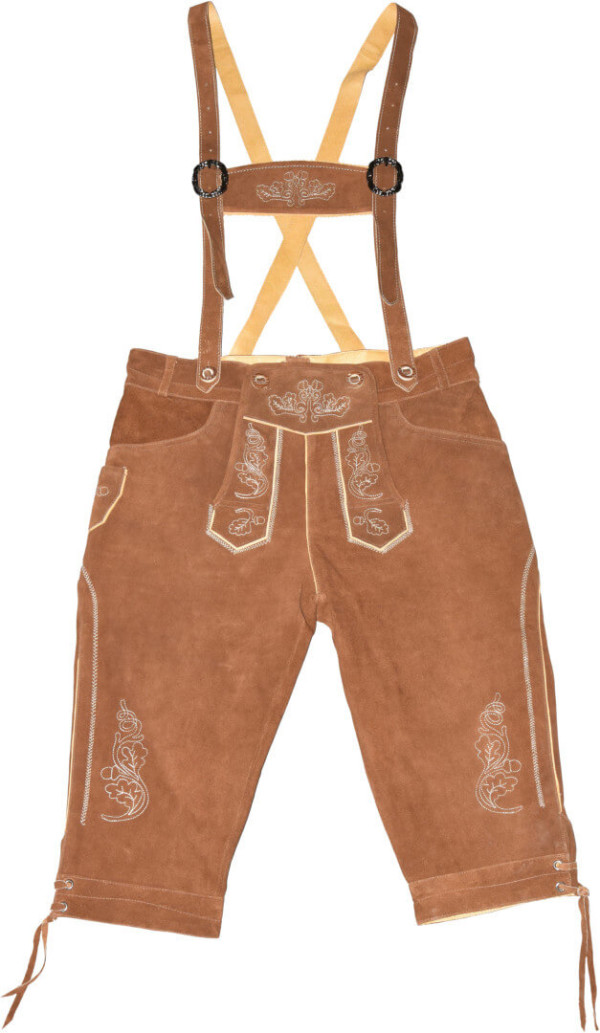 Herren Lederhose lang