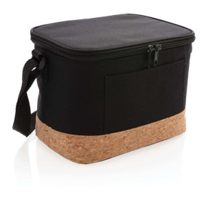 Two-Tone Kühltasche mit Korkdetails, grün - Reklamnepredmety