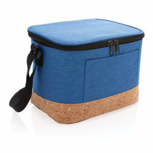 Two-Tone Kühltasche mit Korkdetails, grün - Reklamnepredmety