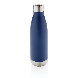 Vakuumisolierte Stainless Steel Flasche, blau - Reklamnepredmety