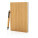 A5 Bambus Notizbuch & Stift, braun