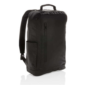 Fashion schwarzer 15.6" Laptop-Rucksack PVC-frei, schwarz - Reklamnepredmety