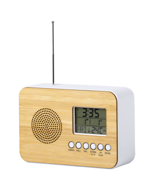 Tulax Tischradio mit Uhr