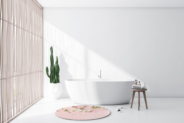 Rontry Badezimmermatte mit Sublimation