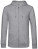 BCWU35B Organic Zipped Hood Jacket - BCWU35B_Heather-Grey - variant Ls 1000301268