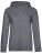 BCWW03Q QUEEN Zipped Hood Jacket /Women - BCWW03Q_Heather-Mid-Grey - variant Ls 1000302112