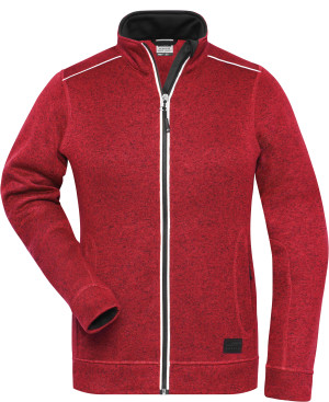 Damen Workwear Strickfleece Jacke -Solid- - Reklamnepredmety