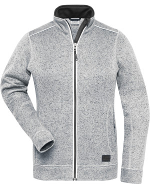 Damen Workwear Strickfleece Jacke -Solid- - Reklamnepredmety