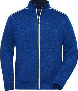 Herren Workwear Strickfleece Jacke -Solid- - Reklamnepredmety