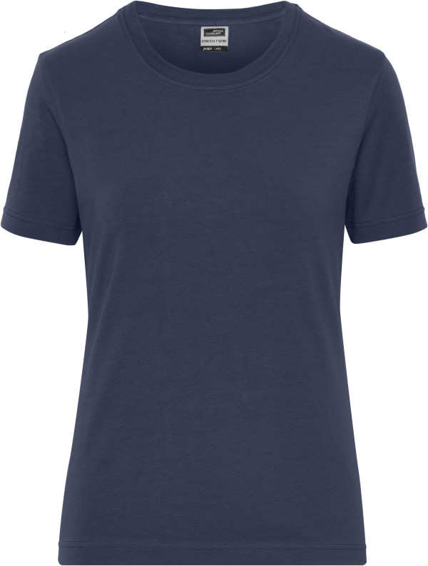 Damen Bio Stretch-T Work -Solid-