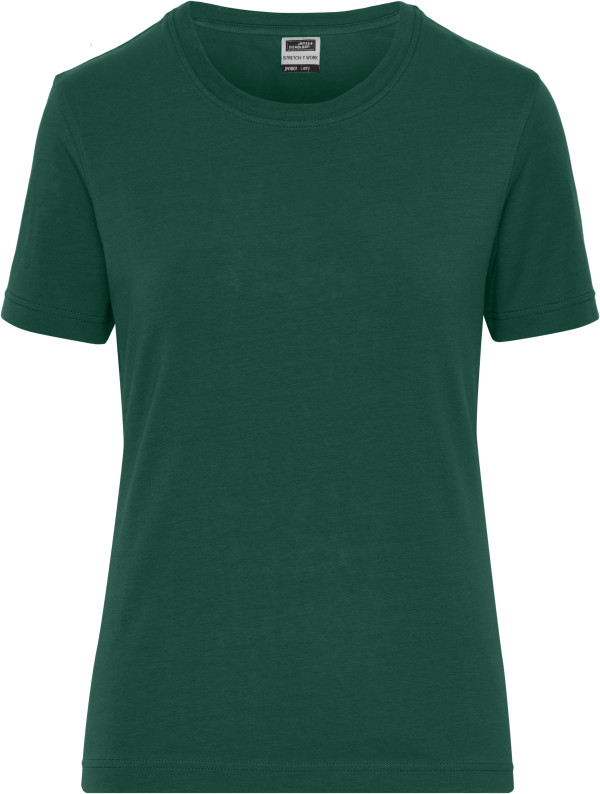 Damen Bio Stretch-T Work -Solid-
