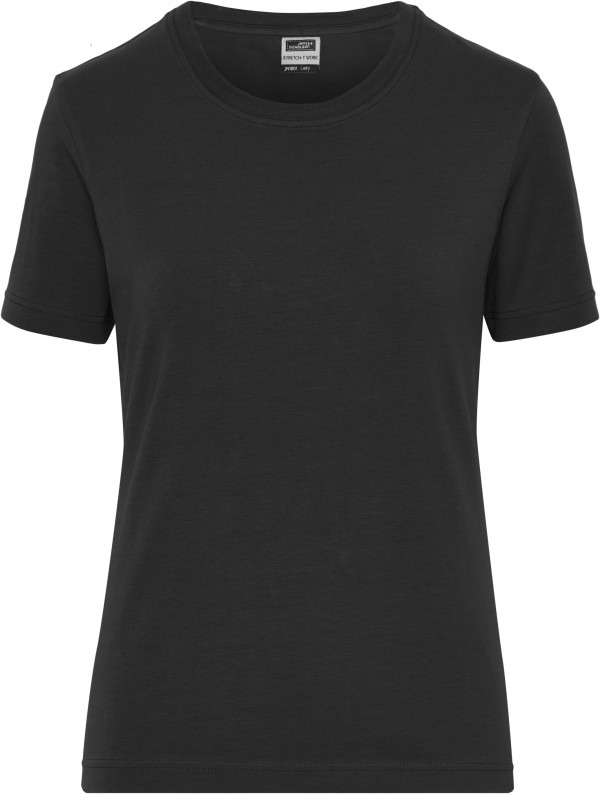 Damen Bio Stretch-T Work -Solid-