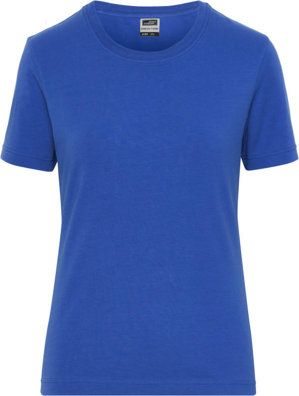 Damen Bio Stretch-T Work -Solid-