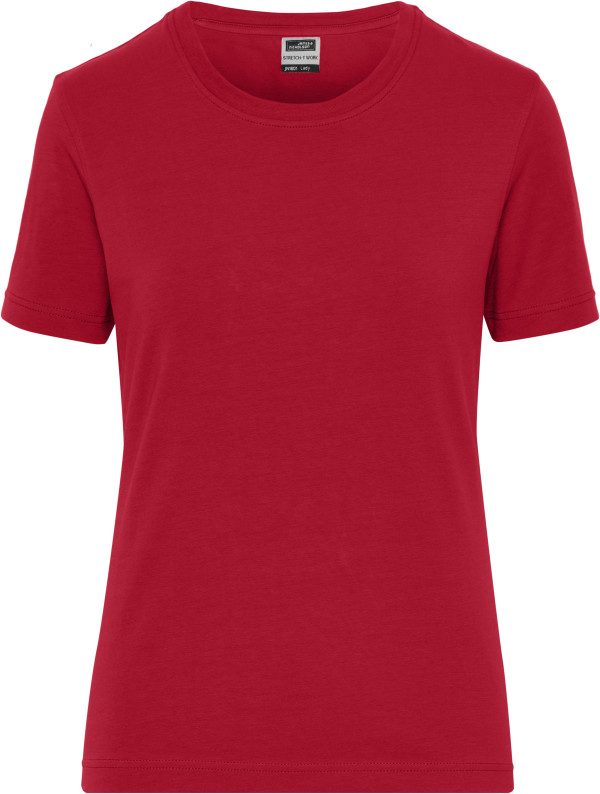 Damen Bio Stretch-T Work -Solid-