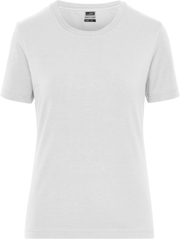 Damen Bio Stretch-T Work -Solid-