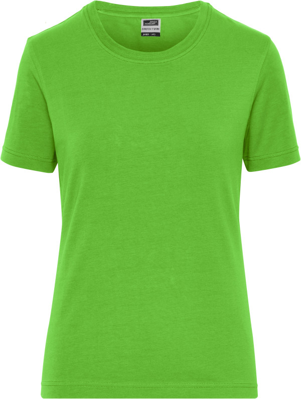 Damen Bio Stretch-T Work -Solid-