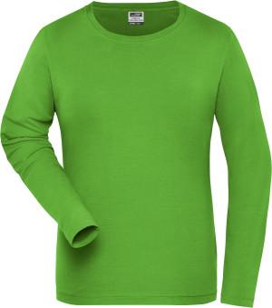 Damen Bio Stretch-T Work LSL -Solid- - Reklamnepredmety
