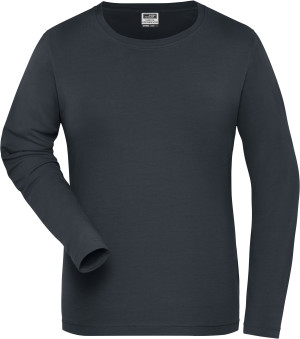 Damen Bio Stretch-T Work LSL -Solid- - Reklamnepredmety