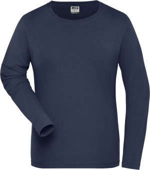 Damen Bio Stretch-T Work LSL -Solid- - Reklamnepredmety
