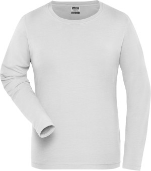 Damen Bio Stretch-T Work LSL -Solid- - Reklamnepredmety