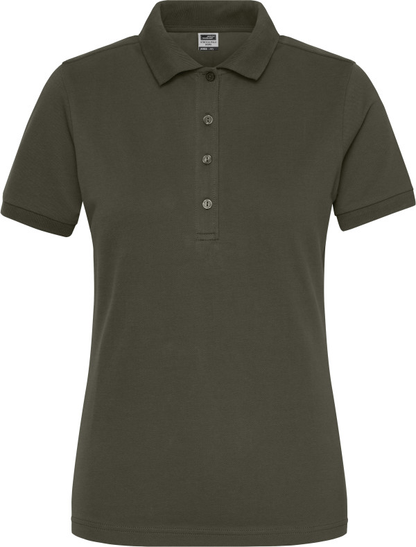 Damen Bio Stretch Polo Work -Solid-