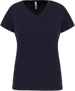 Damen V-Neck Stretch T-Shirt - Reklamnepredmety
