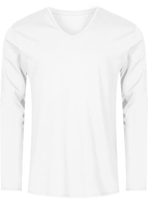 Herren X.O V-Neck T-Shirt langarm - Reklamnepredmety