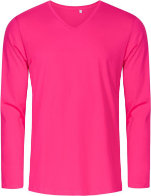 Herren X.O V-Neck T-Shirt langarm - Reklamnepredmety