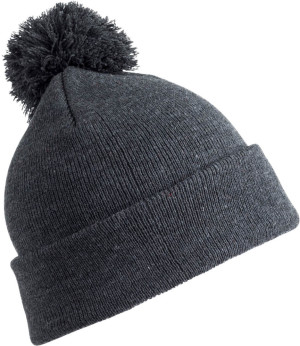 Strickmütze mit Pompon - Reklamnepredmety