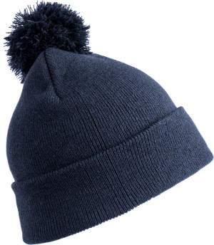 Strickmütze mit Pompon - Reklamnepredmety