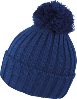Strickmütze mit Pompon - Reklamnepredmety