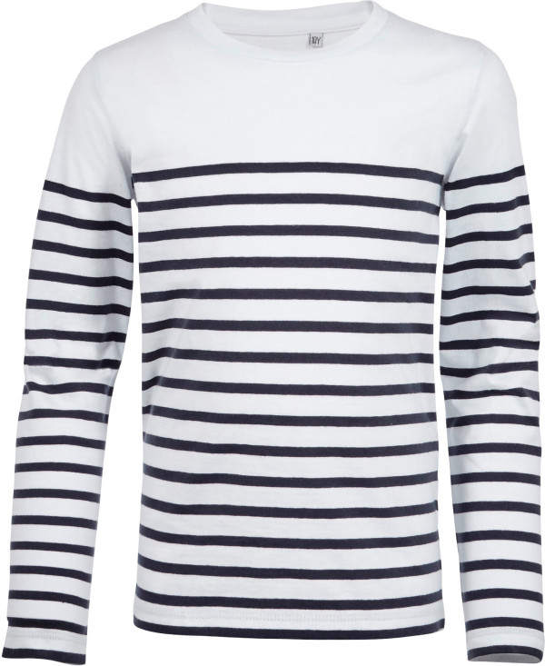 Kinder Langarm T-Shirt gestreift