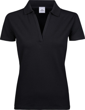 Damen Luxury Stretch V-Neck Polo - Reklamnepredmety