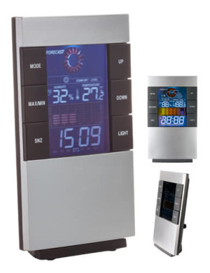 California Digitale Uhr und Wetterstation